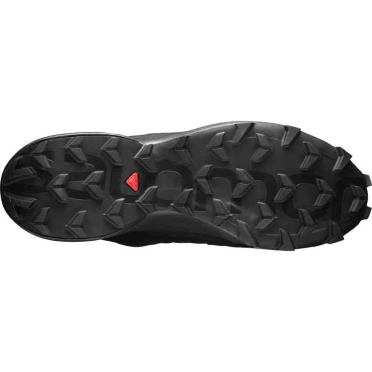 Black Salomon Speedcross 5 Men's Trail Running Shoes | IE LI1407